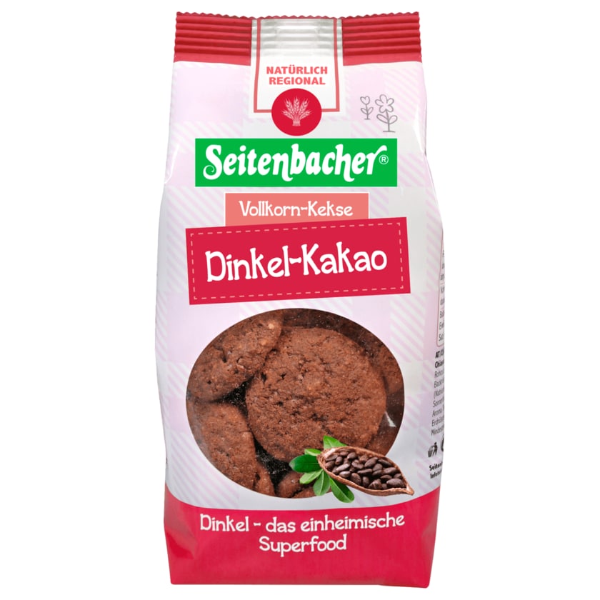 Seitenbacher Vollkorn-Kekse Dinkel-Kakao 200g